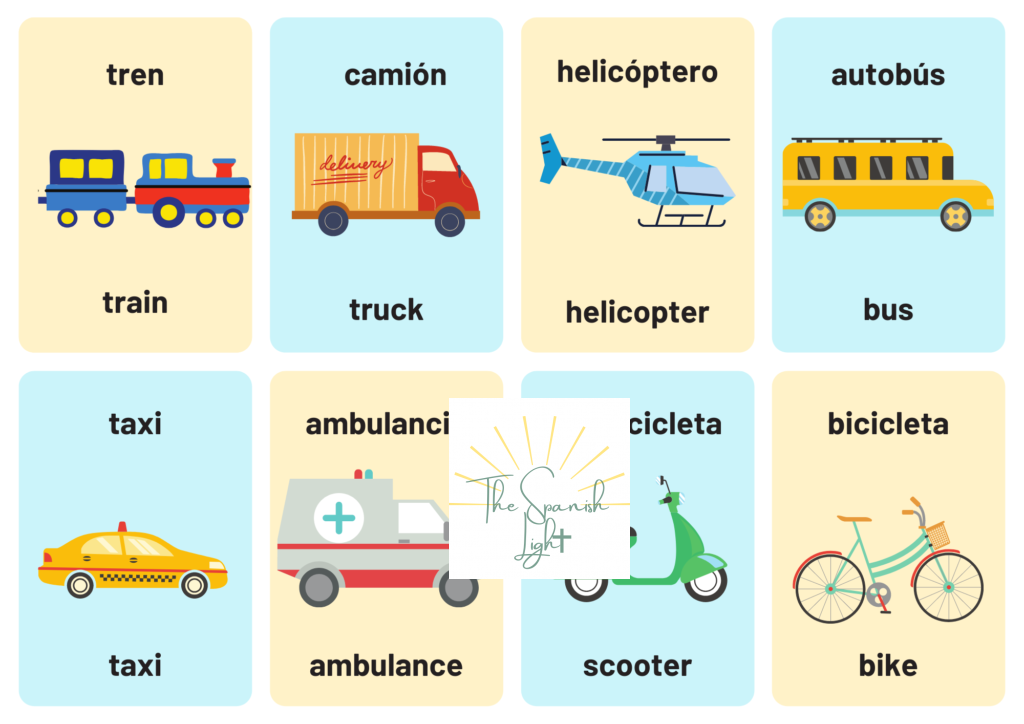 transportation in Spanish