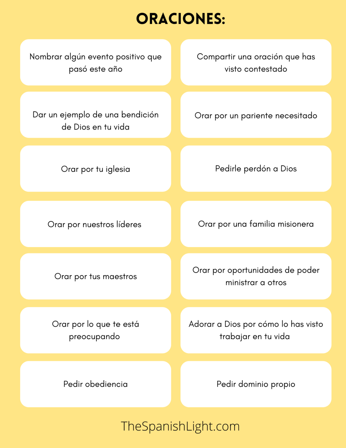 How to Pray in Spanish With Your Family Spanish Prayer Jar Idea The